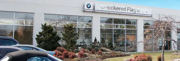 Checkered Flag BMW
