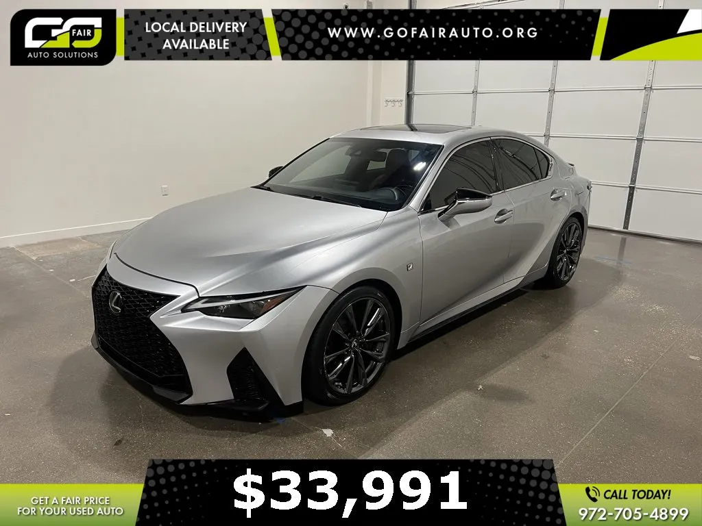 Used 2021 Lexus IS 350 F Sport w/ Accessory Package 2