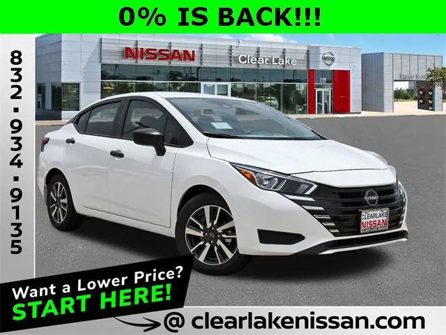 New 2024 Nissan Versa S w/ S Plus Package