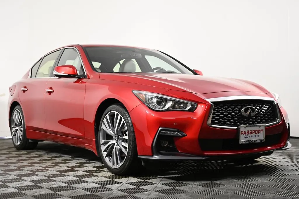 Certified 2021 INFINITI Q50 Luxe w/ Seat & Sound Package