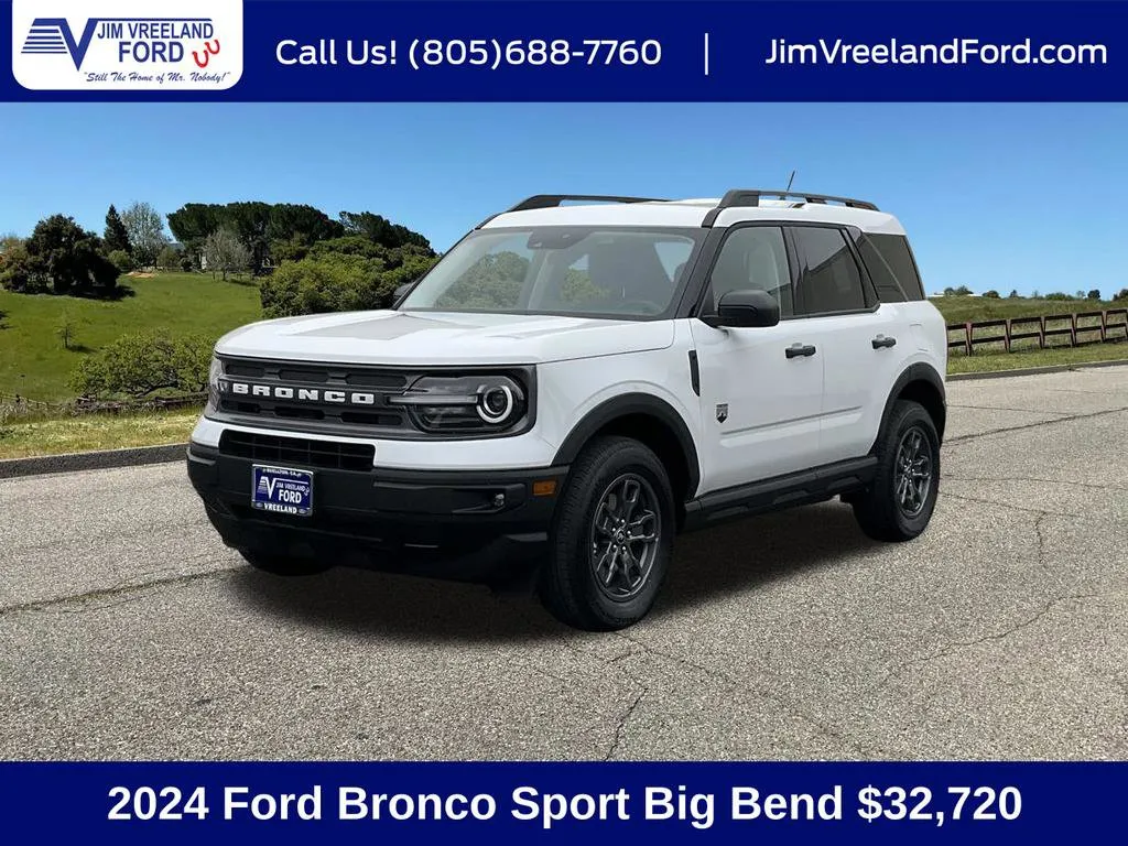 New 2024 Ford Bronco Sport Outer Banks w/ Tech Package