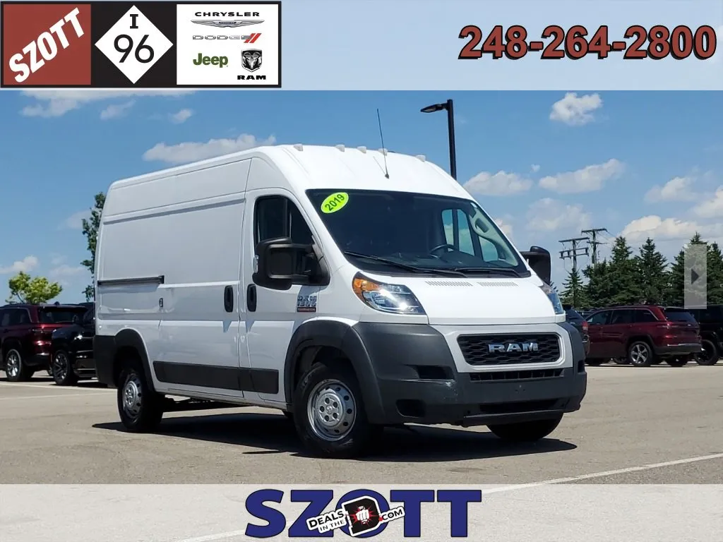 Used 2019 RAM ProMaster 1500