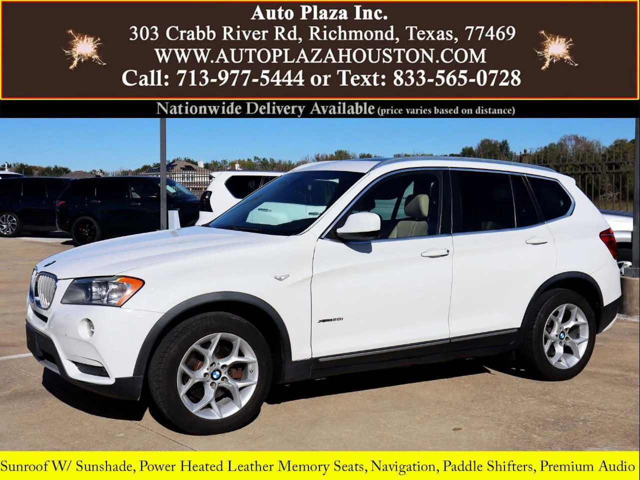 Used 2013 BMW X3 xDrive28i