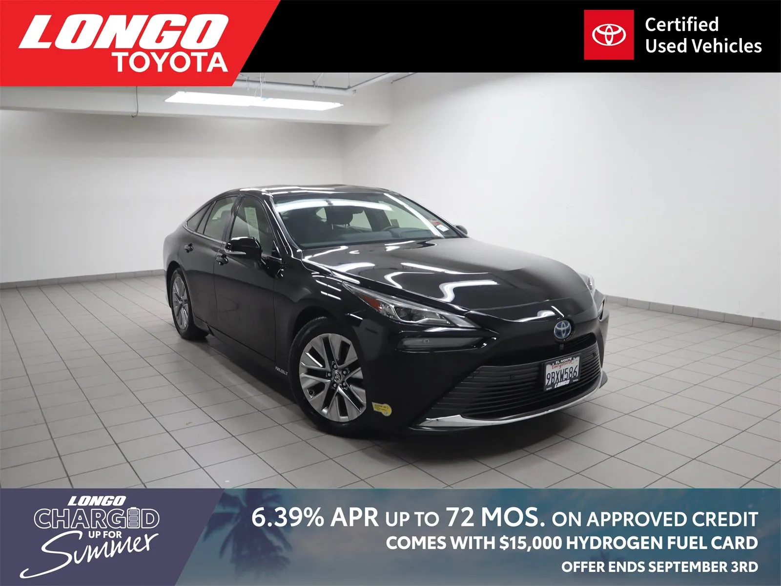 Certified 2018 Toyota Mirai