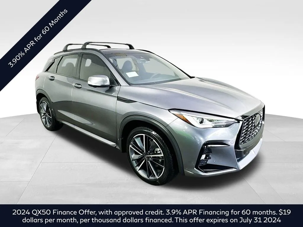 New 2024 INFINITI QX55 Luxe w/ Cargo Package