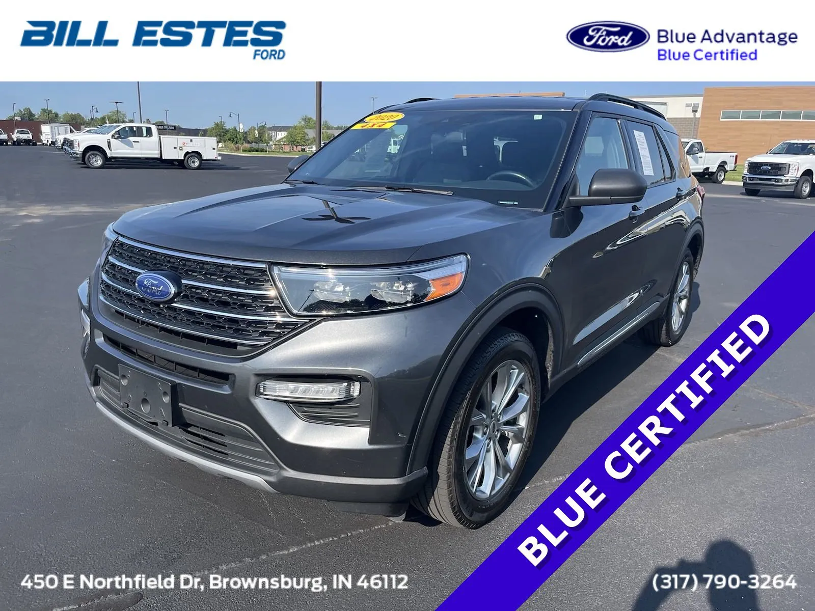 Certified 2020 Ford Explorer XLT w/ Equipment Group 202A