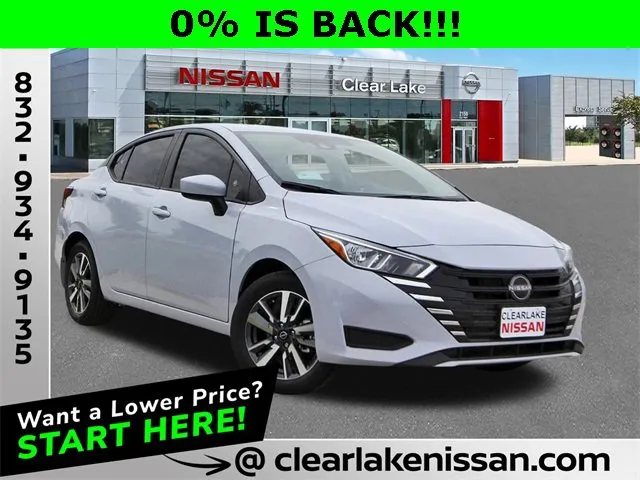 New 2024 Nissan Versa S w/ Trunk Package