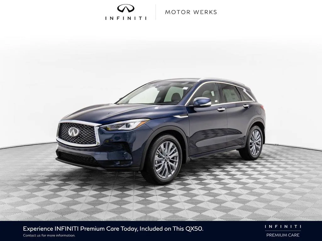 New 2024 INFINITI QX50 Luxe w/ Accent Package