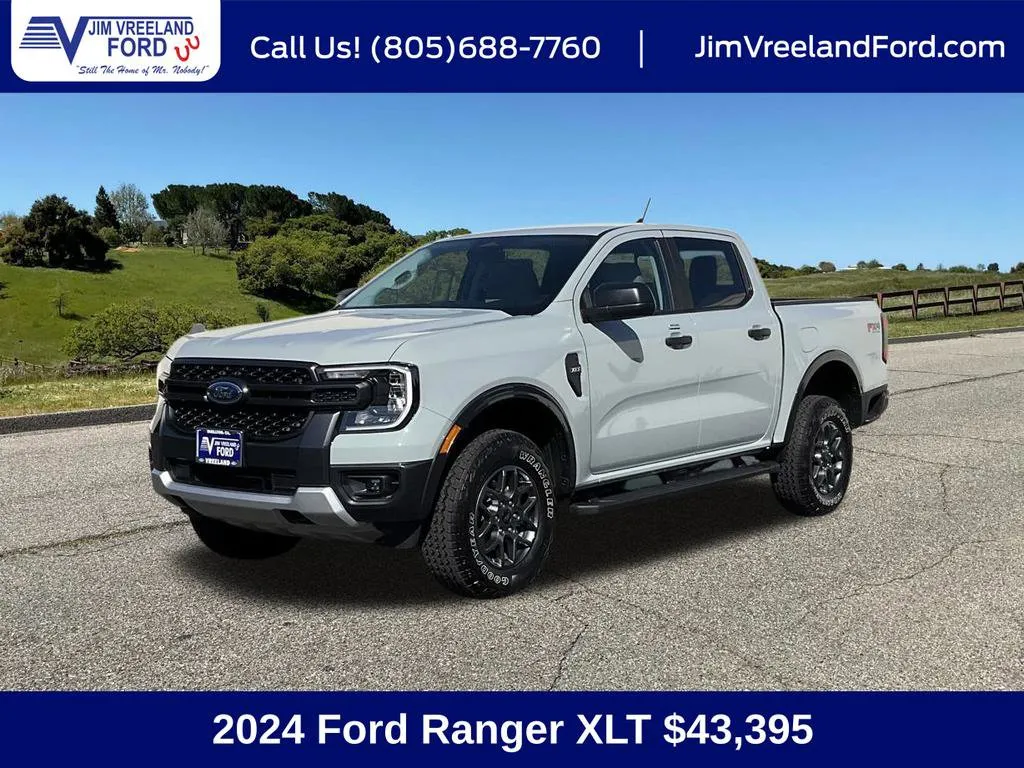 New 2024 Ford Ranger XLT w/ FX4 Off-Road Package