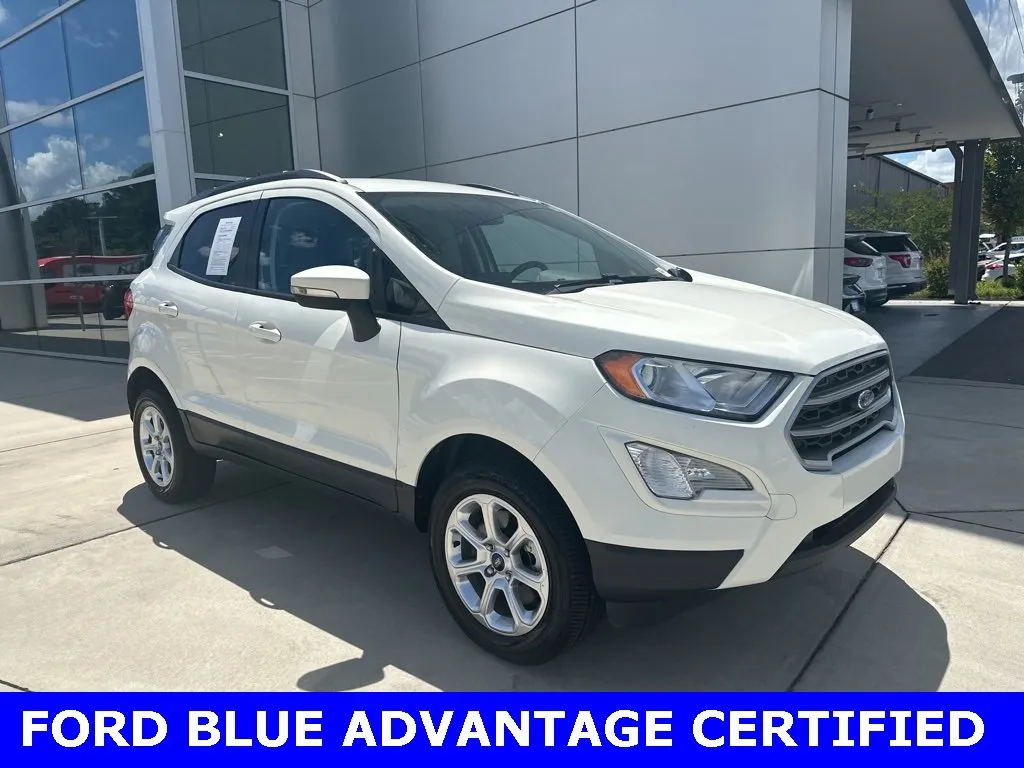 Certified 2020 Ford EcoSport SE